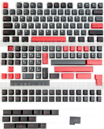 Black And Red Keycaps