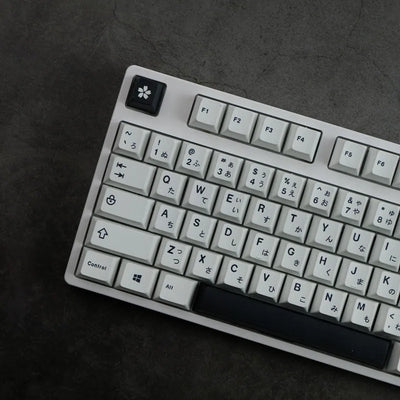 White and Black Keycaps