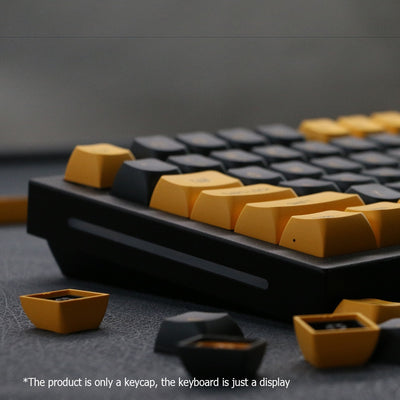 Black and Gold Keycaps