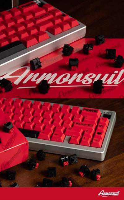 Red and Black Keycaps